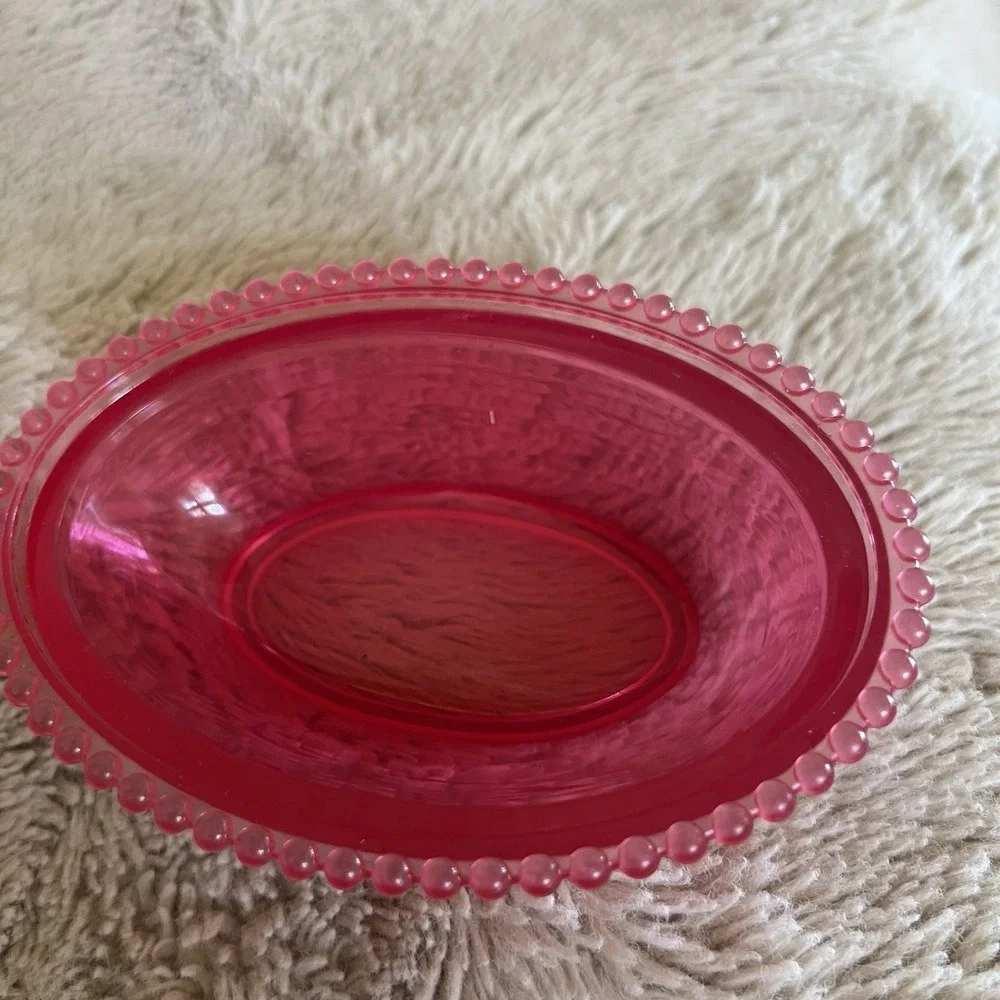 Dark Pink Fushia Unbranded Acrylic Plastic Nesting Hen Approx 4